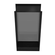 Verticale bio-ethanol doorkijkhaard Fame enkel glas 70 x 180 cm