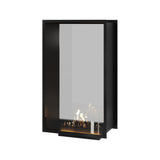 Verticale Bio-ethanol Doorkijkhaard Fame Enkel Glas 70 x 120 cm | Wild Flame