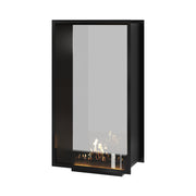 Verticale bio-ethanol doorkijkhaard Fame enkel glas 70 x 140 cm