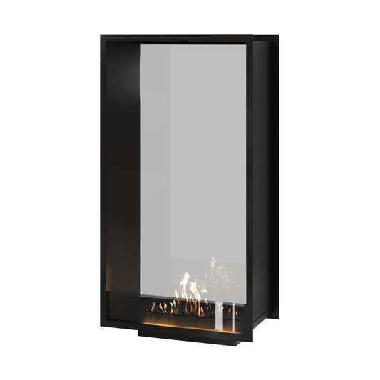Verticale bio-ethanol doorkijkhaard Fame enkel glas 70 x 160 cm
