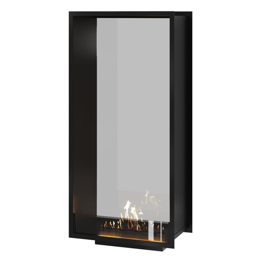 Verticale bio-ethanol doorkijkhaard Fame enkel glas 70 x 200 cm