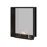 Verticale Bio-ethanol Doorkijkhaard Fame Enkel Glas 100 x 100 cm | Wild Flame