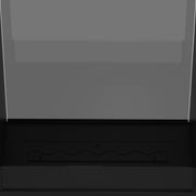 Verticale bio-ethanol doorkijkhaard Fame enkel glas 80 x 120 cm