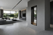 Verticale bio-ethanol doorkijkhaard Fame enkel glas 80 x 100 cm