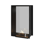 Verticale bio-ethanol doorkijkhaard Fame enkel glas 80 x 120 cm