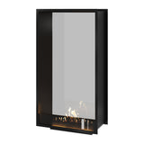 Verticale Bio-ethanol Doorkijkhaard Fame Enkel Glas 80 x 180 cm | Wild Flame