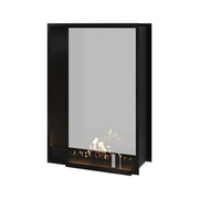 Verticale bio-ethanol doorkijkhaard Fame enkel glas 90 x 120 cm Wild Flame