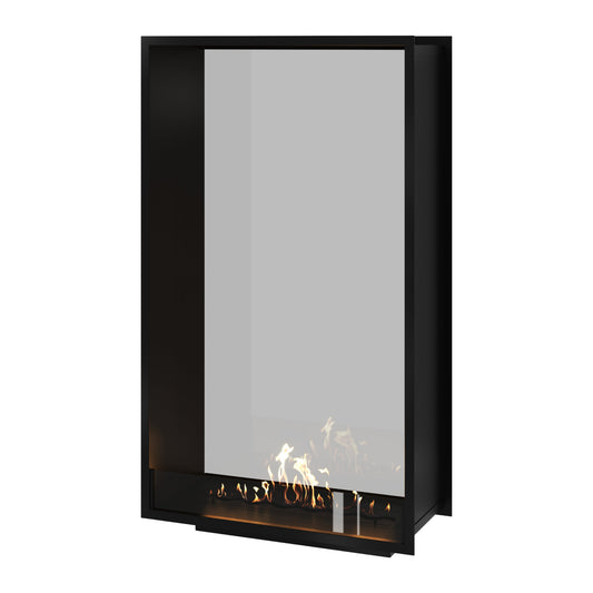 Verticale bio-ethanol doorkijkhaard Fame enkel glas 90 x 180 cm