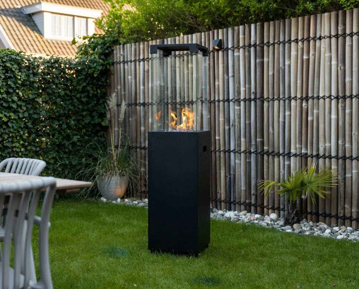 Außen Gaskamin | Terrassenheizung auf Gas