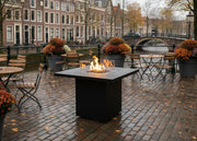 Gas Vuurtafel Voor Buiten | Vierkante | Planika Square - Chique Buiten Leven - Planika - Vuurtafel