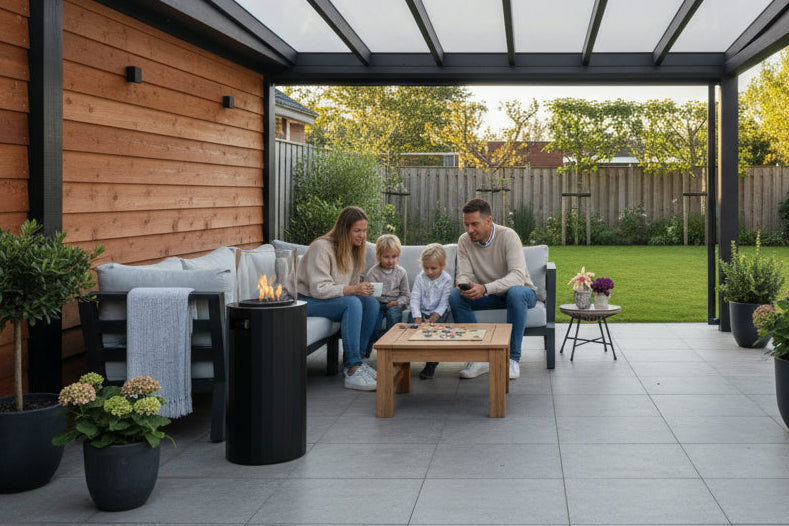 Terrasverwarmer op Gasfles | Planika Terrashaard voor Buiten