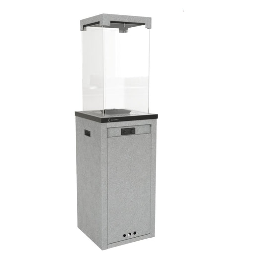 Terrashaard - Gaskachel PATIO LIGHT granito | Kratki