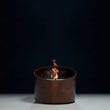 GlammFire Contour Roest | Vrijstaande Bio-ethanol Designhaard met 360° Draaifunctie