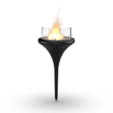 Vrijstaande bio-ethanol buitenhaard Flut Zwart | GlammFire