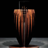 GlammFire Tuli Vrijstaande Bio-ethanol Haard van Corten Staal | Designhaard Ø90 cm