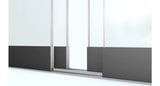 Glasschuifsysteem Comfort Plus R4 (2-spoor 90 cm) Breedte tot 356 cm Hoogte 200/230 cm - met middensluiting