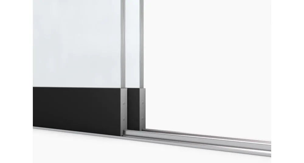 Glasschuifsysteem Comfort Plus R2 2-spoor 194 cm - Compacte schuifdeur veranda
