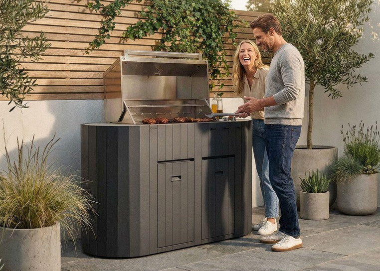 Luxe Gasbarbecue – Q-boo OVO GS Compacte Buitenkeuken – grill buitenleven