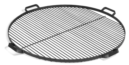Grillrooster Ø 70 cm van onbehandeld staal met 4 handgrepen voor vuurschaal | CookKing