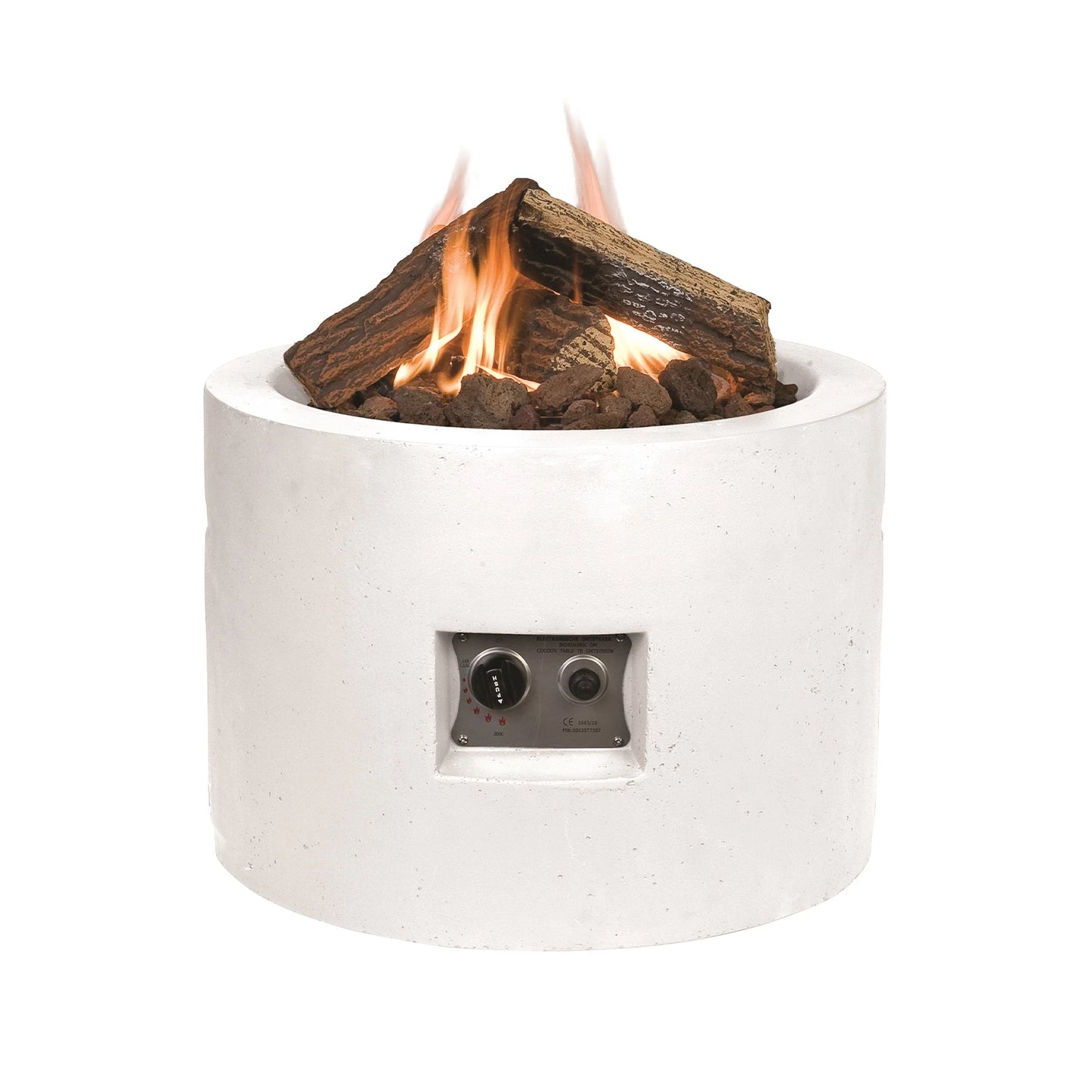 Vuurtafel Rond Wit | Happy Cocooning