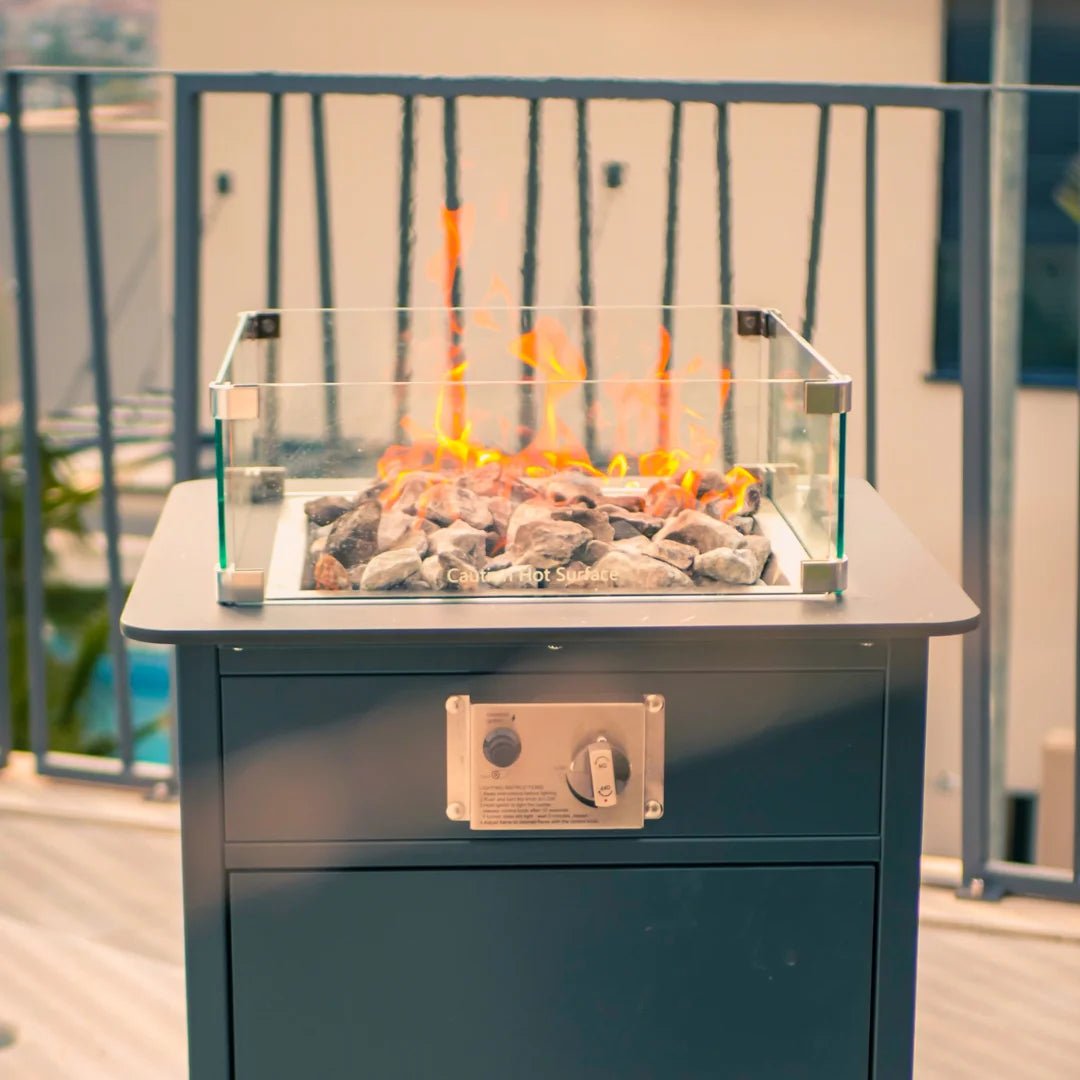 Heater voor buiten op gas – Vrijstaand | 55 - Chique Buiten Leven - Engasco - Buiten gashaard