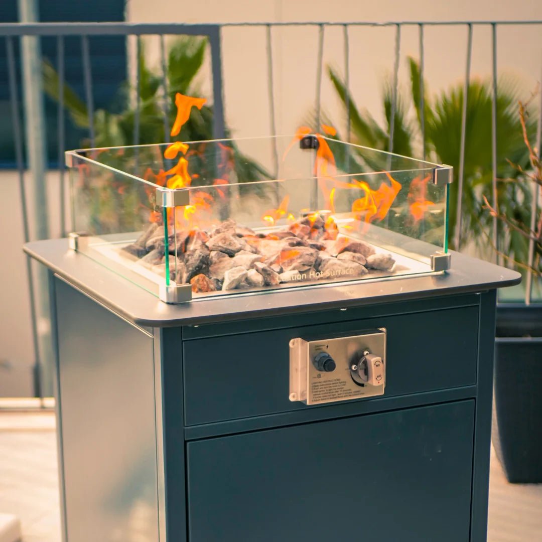 Heater voor buiten op gas – Vrijstaand | 55 - Chique Buiten Leven - Engasco - Buiten gashaard