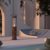 Hedges Hyperion Gashaard voor Buiten | Luxe Design Terrashaard van Staal of Cortenstaal