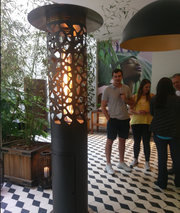 Tile Hyperion Gashaard voor Buiten – Luxe Design Buitenhaard | GlammFire