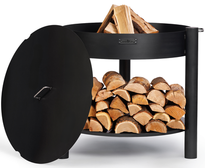 Vuurschaal MONTANA 80 cm hoog met deksel 82 cm | CookKing