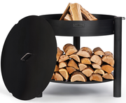 Vuurschaal MONTANA 80 cm hoog met deksel 82 cm | CookKing