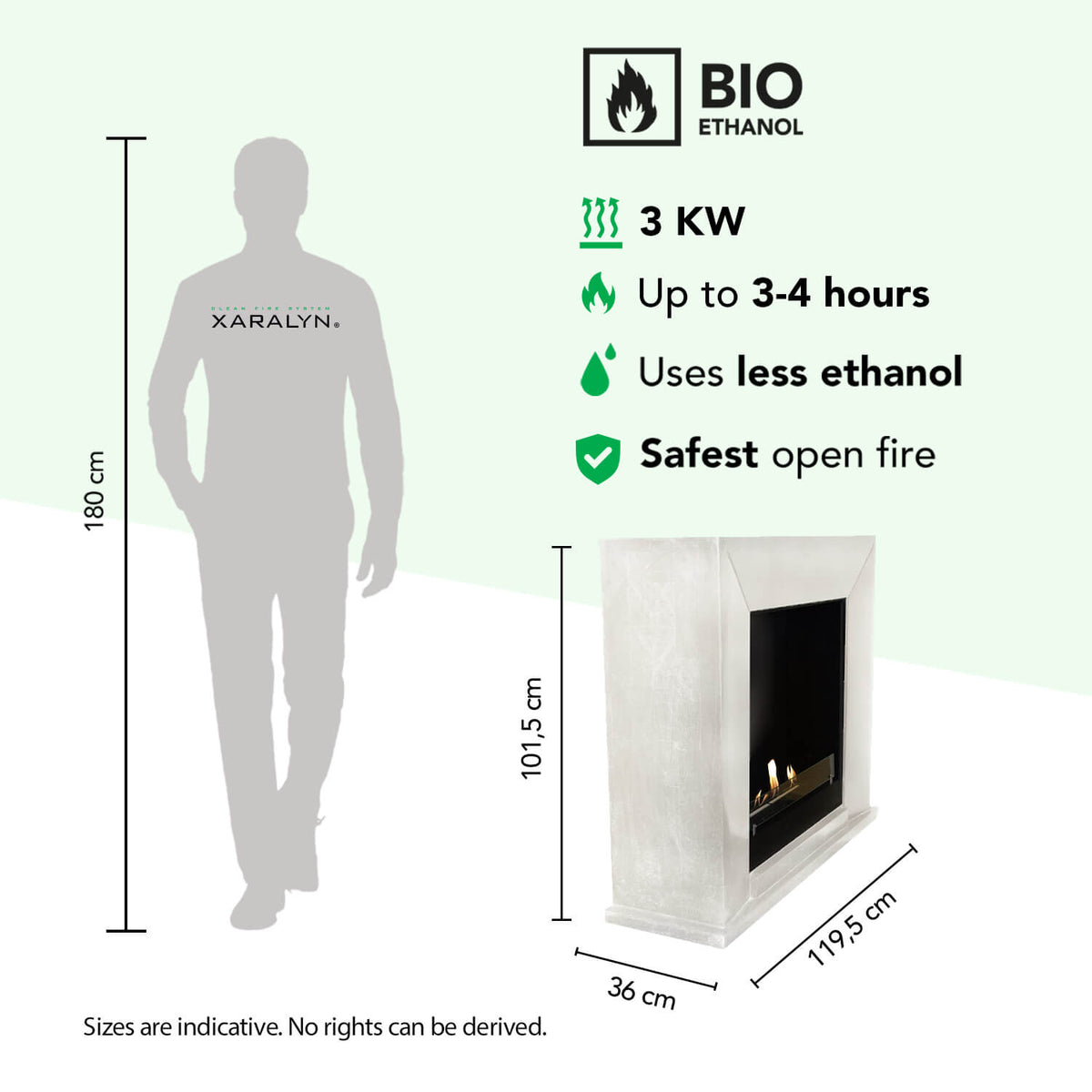 Nero Bioethanol-Kamin
