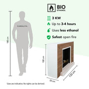 Marvik Bioethanol-Kamin, technische Daten