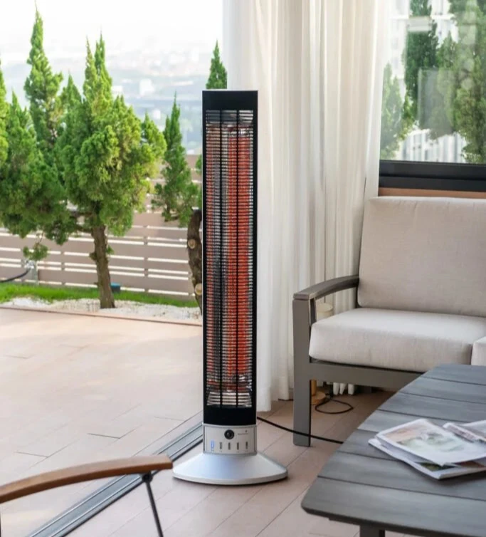 Infrarood Terrasverwarmer voor Buiten – Vrijstaande Gaea Heater | Infralia