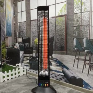 Infrarood Terrasverwarmer voor Buiten – Vrijstaande Gaea Heater | Infralia