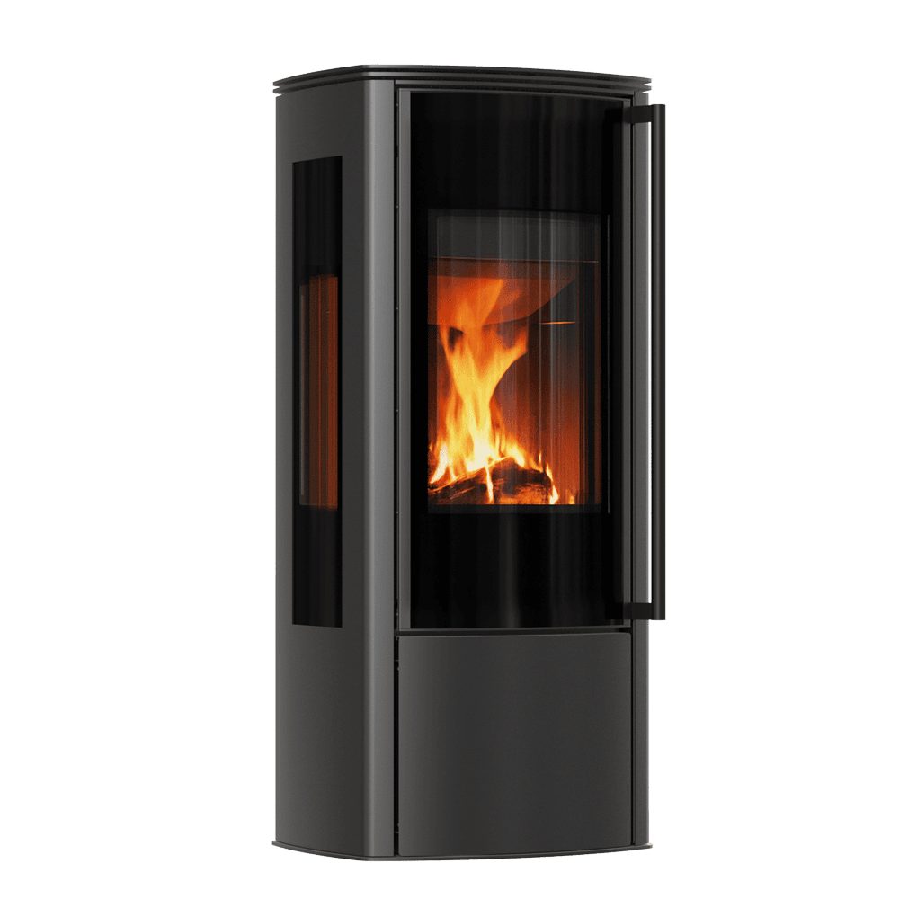 Kratki AB ENYO R VIEW zwarte Thermotec met brandend vuur