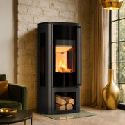 Kratki AB ENYO R VIEW met nis in een modern interieur