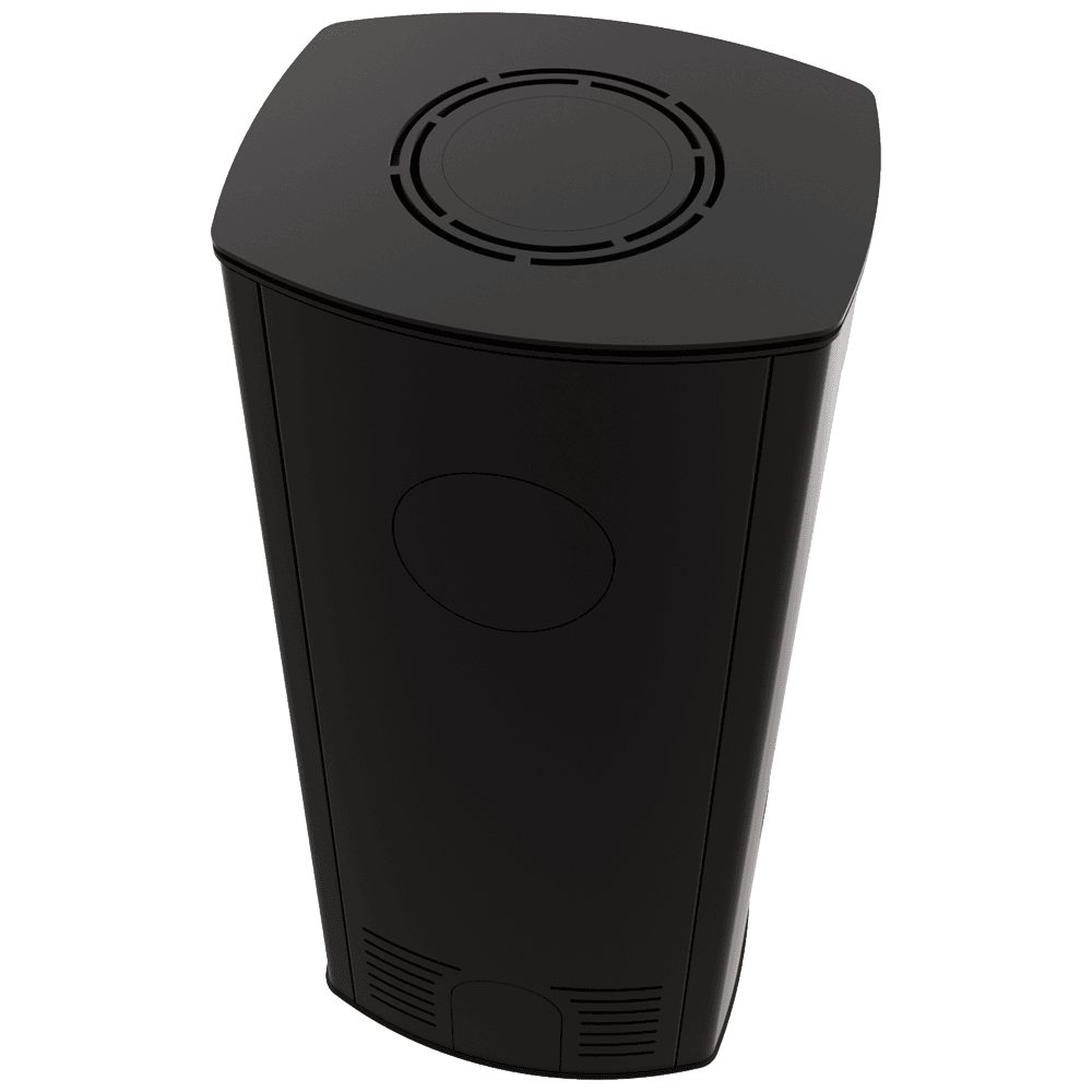 Kratki AB ENYO R VIEW houtkachel, detailopname