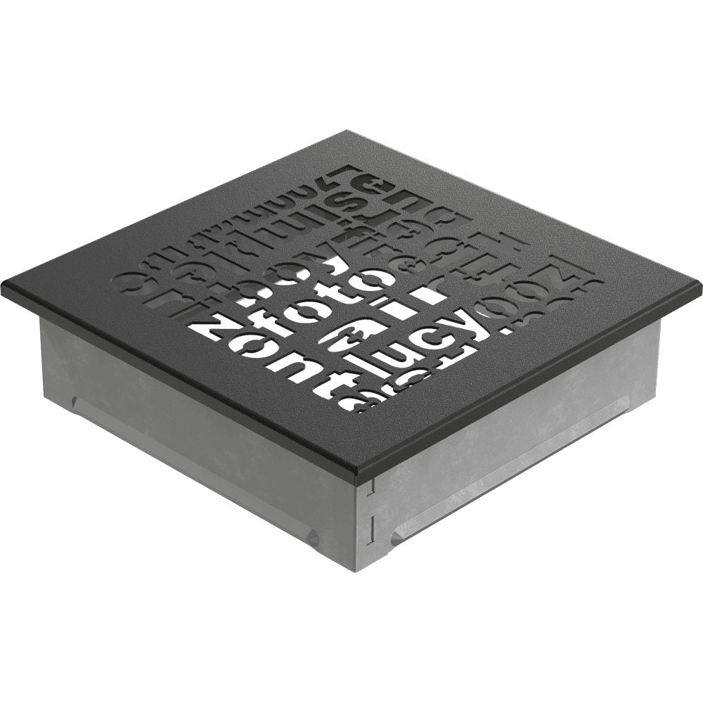 Kratki ABC ventilatierooster modern design