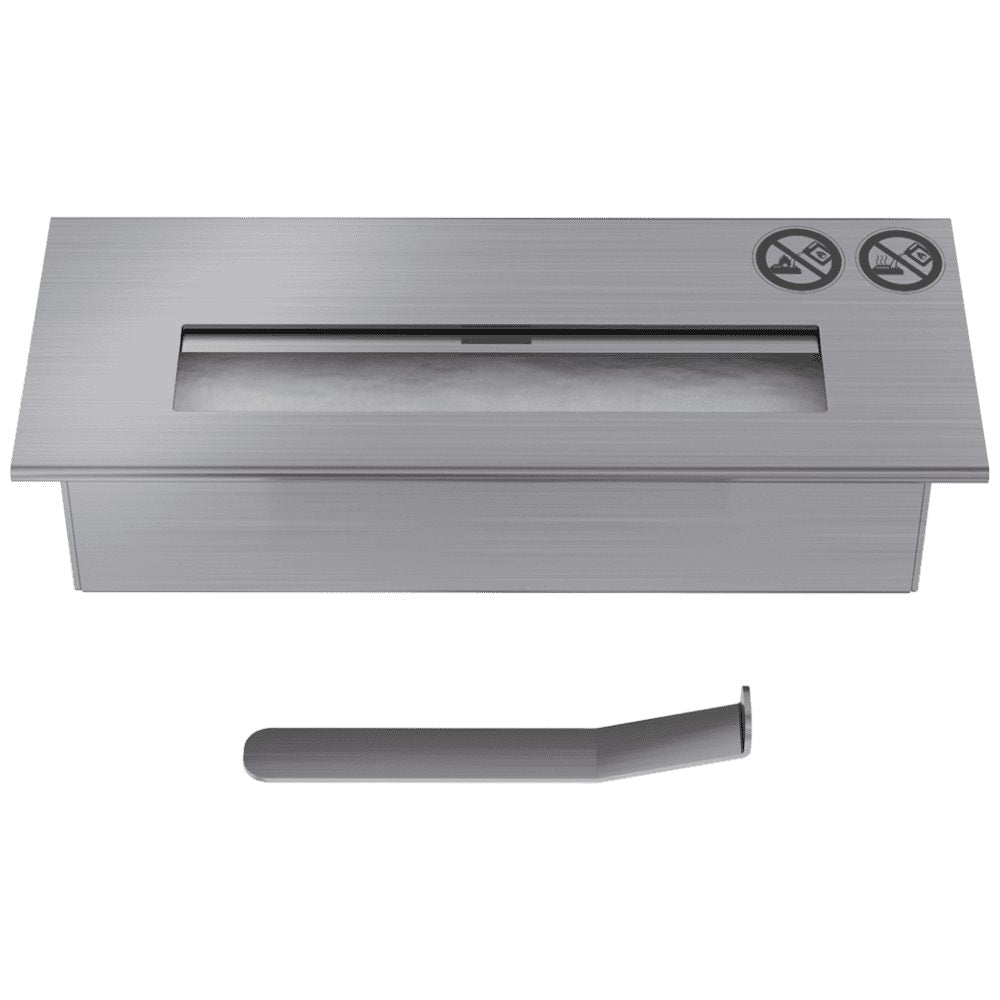 Kratki kleine TÜV brandercontainer 22 cm, zijaanzicht