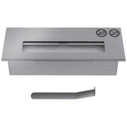 Kratki kleine TÜV brandercontainer 22 cm, zijaanzicht