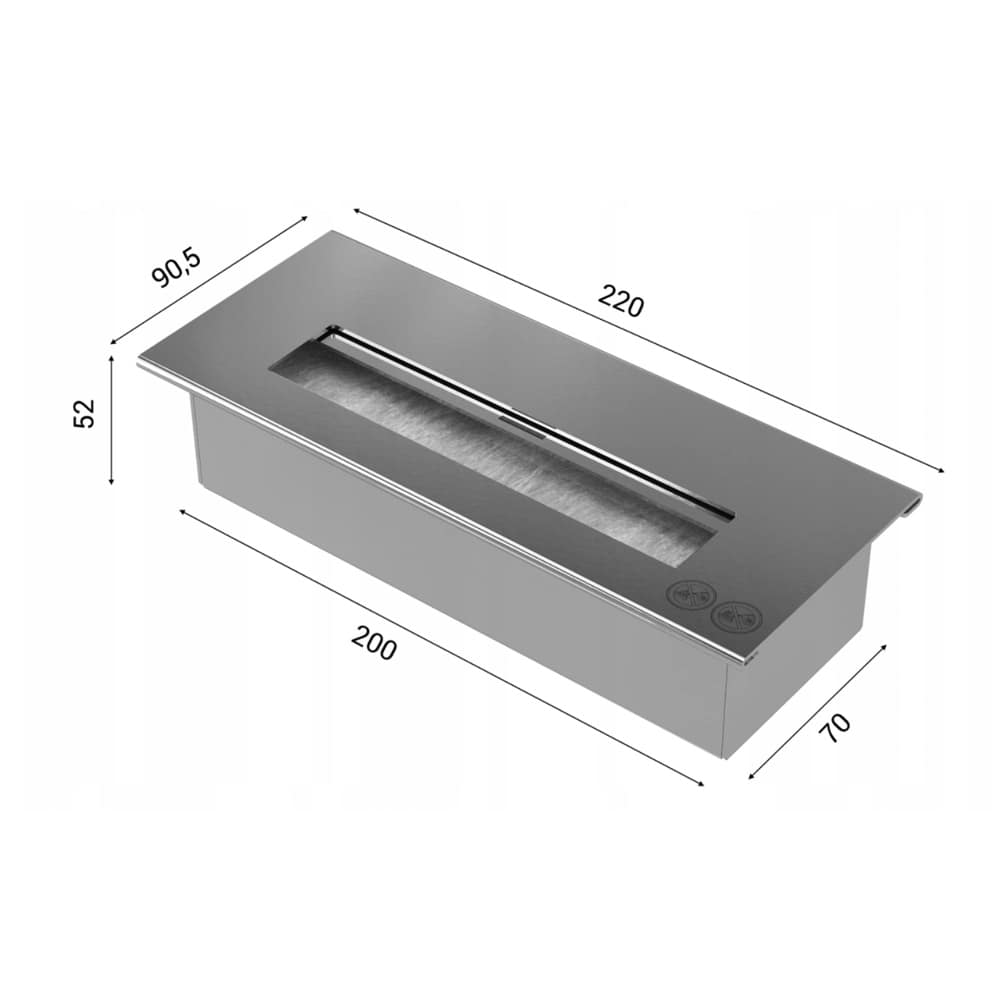Detail van de absorberende inzet in de Kratki AF/PM/TUV