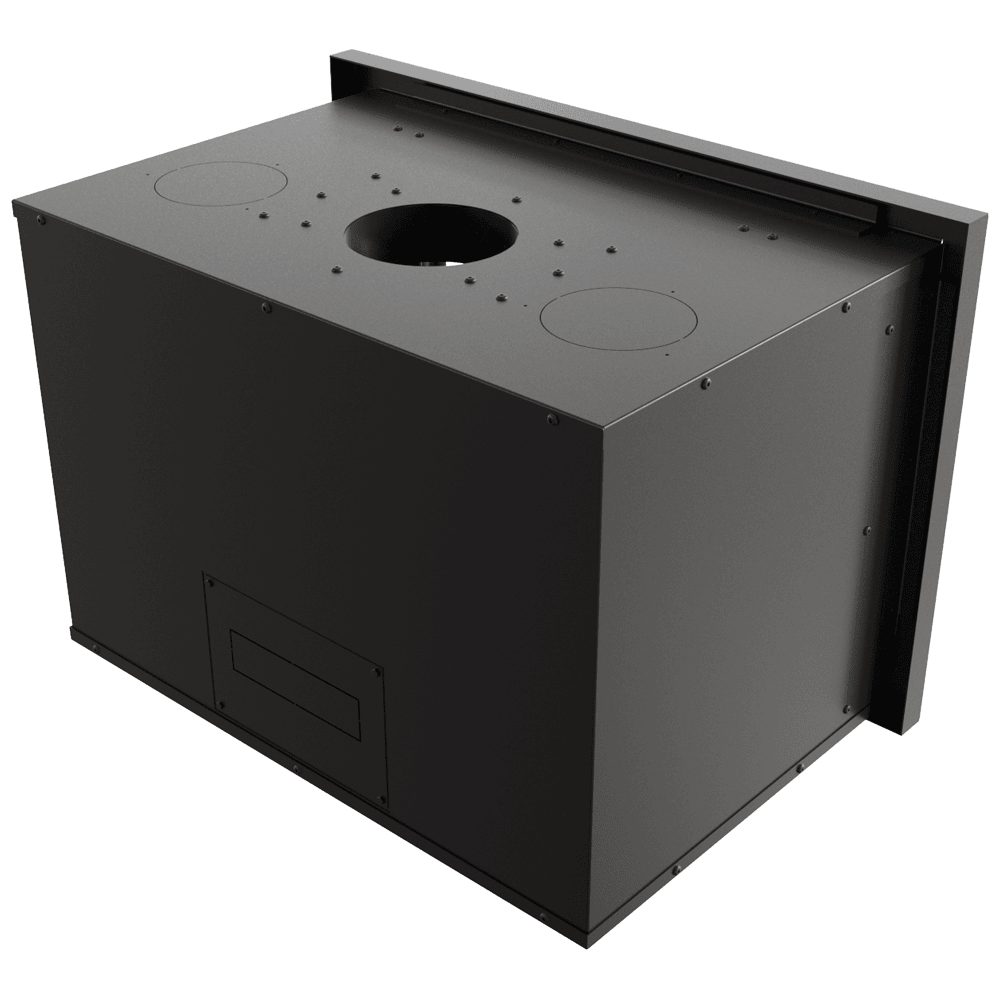 Kratki ARKE 70 cassette, detail van de stalen behuizing