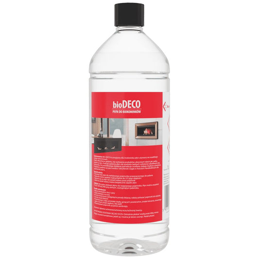 Fles Kratki BIO-DECO vloeibare bio-ethanol brandstof, vooraanzicht