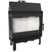 Kratki BLANKA 670/570 inbouwhaard hout 11 kW, hoekmodel links – productfoto