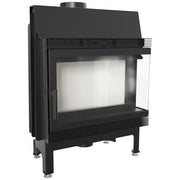 Kratki BLANKA 670/570 inbouwhaard hout 11 kW, hoekmodel rechts – productfoto