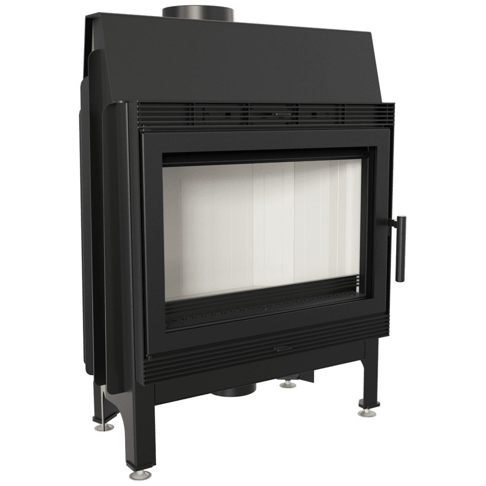 Kratki BLANKA 670/570 inbouwhaard hout 11 kW, recht model – productfoto