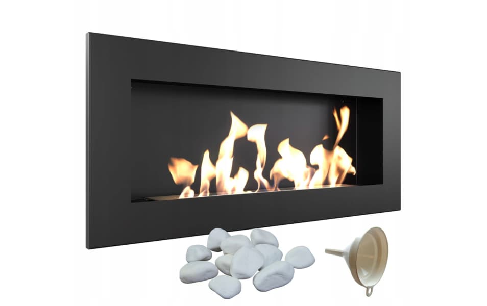 Kratki DELTA 2 SLIM set met decoratieve stenen en vultrechter