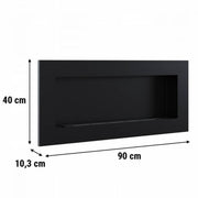Maatvoering Kratki DELTA 2 SLIM wandhaard 90 × 40 cm