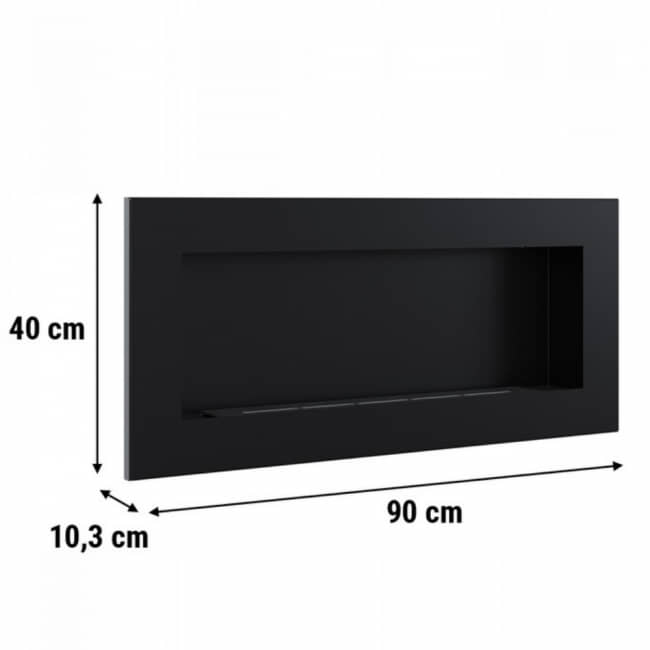 Maatvoering Kratki DELTA 2 SLIM wandhaard 90 × 40 cm