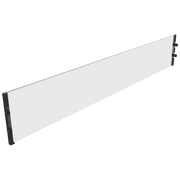 Glazen scherm voor Kratki DELTA FLAT wandhaard